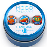 MOGO Magnet Charms - I Heart Cheer